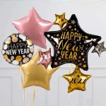 35" Звезда трехмерная Новый год (БГ-40)