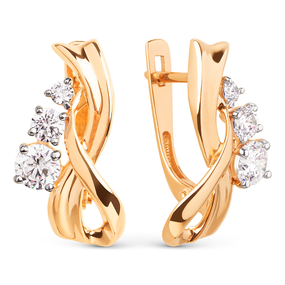 Серьги из золота 585 пробы