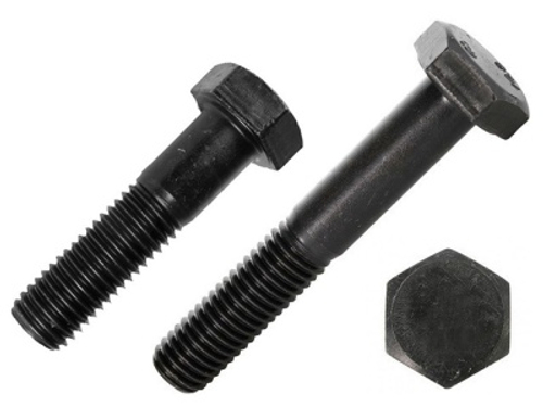 Болт 6х30 с неполн резьбой высокопрочный черный к.п.10.9 (500шт/уп)