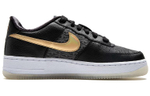 Nike Air Force 1 LV8BG HH casual all-match wear-resistant breathable low-top sneakers GS black and white yellow