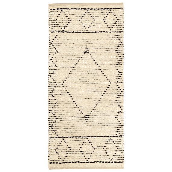 Ковер из переработанного хлопка dispur из коллекции ethnic, 70x160см