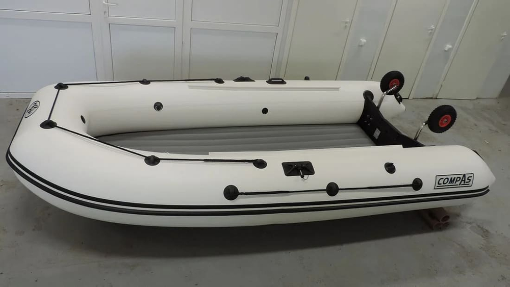 Лодка ПВХ COMPAS 380S + 2х-тактный лодочный мотор HDX T 30 FWS
