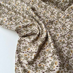 Фланель Гербарий на светло-бежевом фоне