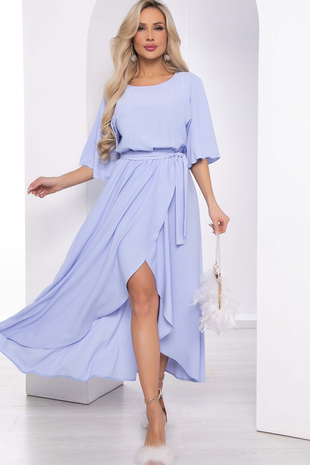 Платье Танго вдвоем (голубое) П12715-1 LT Collection