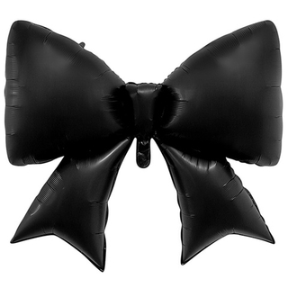 Фигура "Чёрный бантик" сатин