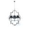 Подвесная люстра Lumina Deco Baltimore LDP 8020-4 CHR+BK
