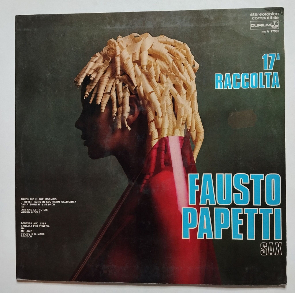 Винтажная виниловая пластинка LP Fausto Papetti 17a Raccolta (Italy 1973)