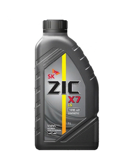 Масло ZIC X7 LS 10w40 SN/CF C3 (1л) синтетика