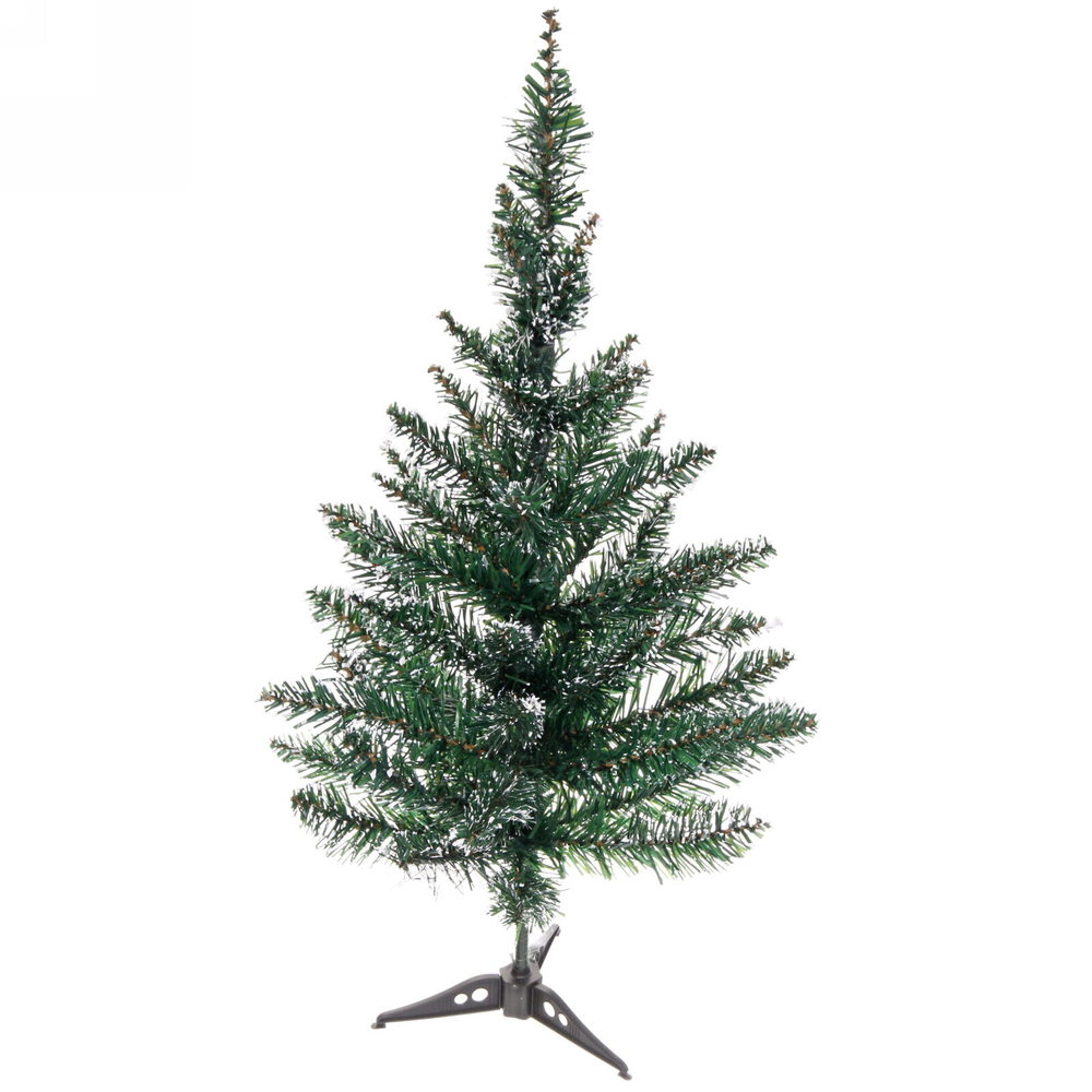 Ёлка «Рождественское чудо» 60 см, ПВХ (50 веток), белый иней