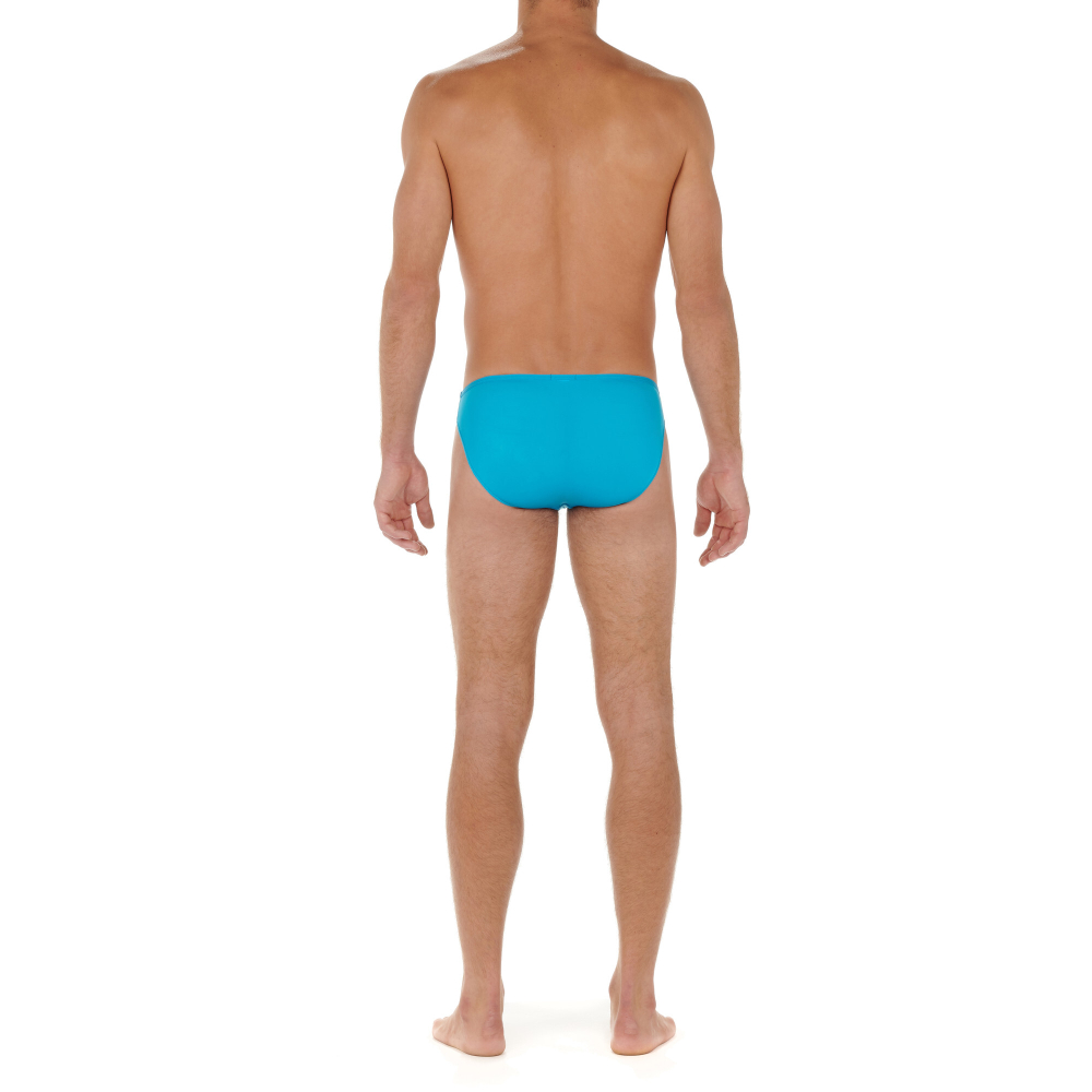 Мужские трусы слипы бирюзовые HOM PLUMES Micro Briefs 404756_4000PF