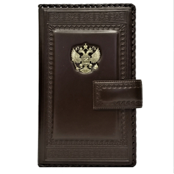 Визитница настольная «Империя 5». Цвет коричневый