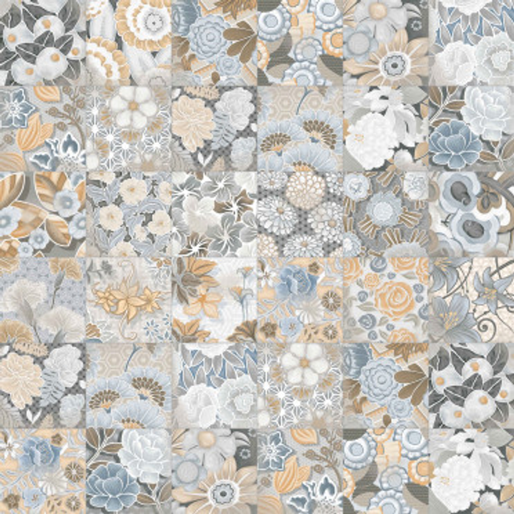 ДЕКОР FLORE GRIS 20X20 ОТ VIVES