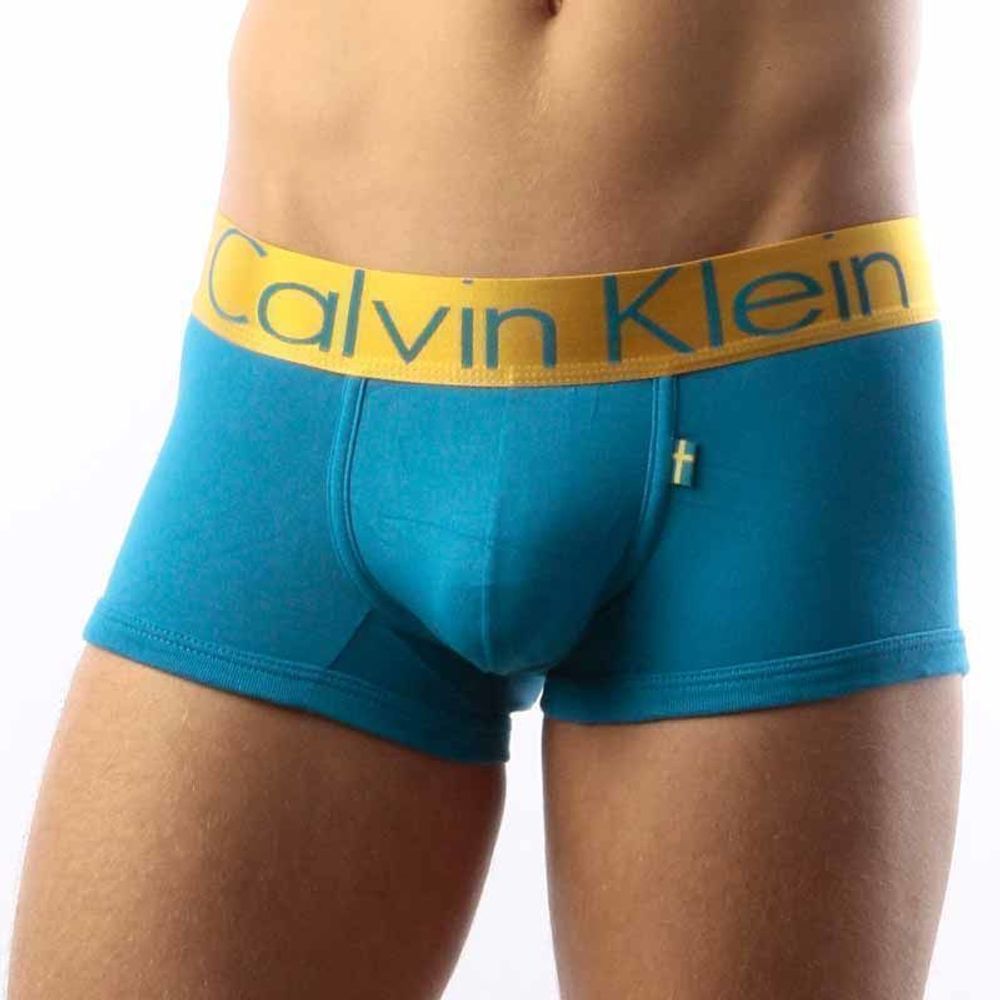 Мужские трусы хипсы синий Calvin Klein Sweden