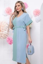 Платье "Фестия" (фисташка/голубой) П5756 LT Collection