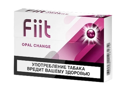 Стики Fiit Opal change - табак с солодовыми нотками и капсулой с виноградом и ментолом - Казахстан (блок - 10 пачек)
