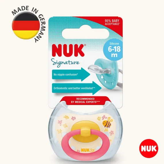 Пустышка Nuk силикон ортодонтическая 1 шт.