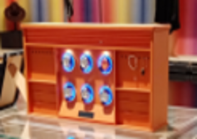 Выдвижной многофункциональный органайзер с электроприводом Грэй