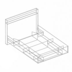 МС "АНИТА"  Кровать 1,6 Винтерберг/Рейн бронза, Велес, г.Туймазы
