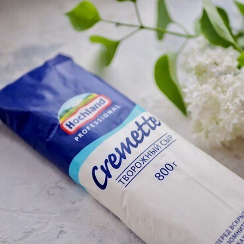 Сыр творожный «Cremette Professional». мдж не менее 65 %., Hochland, 800 г
