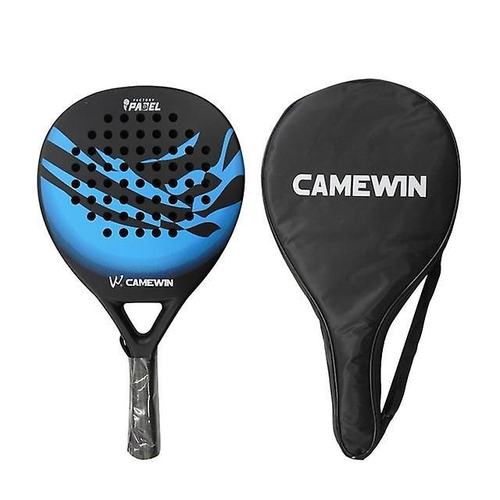 Ракетка для падел тенниса CAMEWIN Padel 4013 blue (с чехлом) 100% карбон голубой