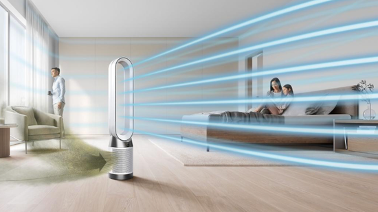 Очиститель воздуха Dyson Cool Air Purifier TP10, серебристый