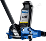 ЗУБР X90, 3.5 т, 100 - 533 мм, универсальный подкатной гидравлический домкрат для СТО, Профессионал (43054-3.5)