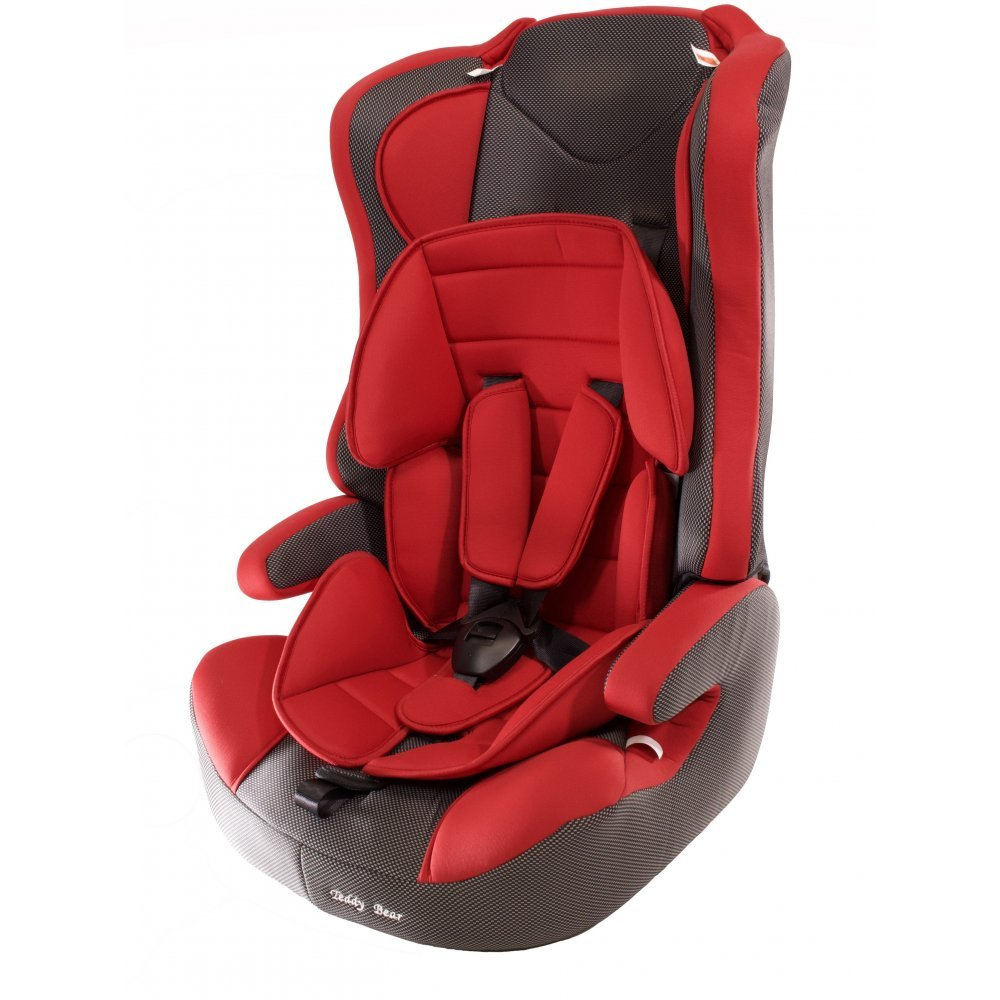 Автокресло 513 RF (Teddy Bear) ПК (17. RED+BLACK DOT)