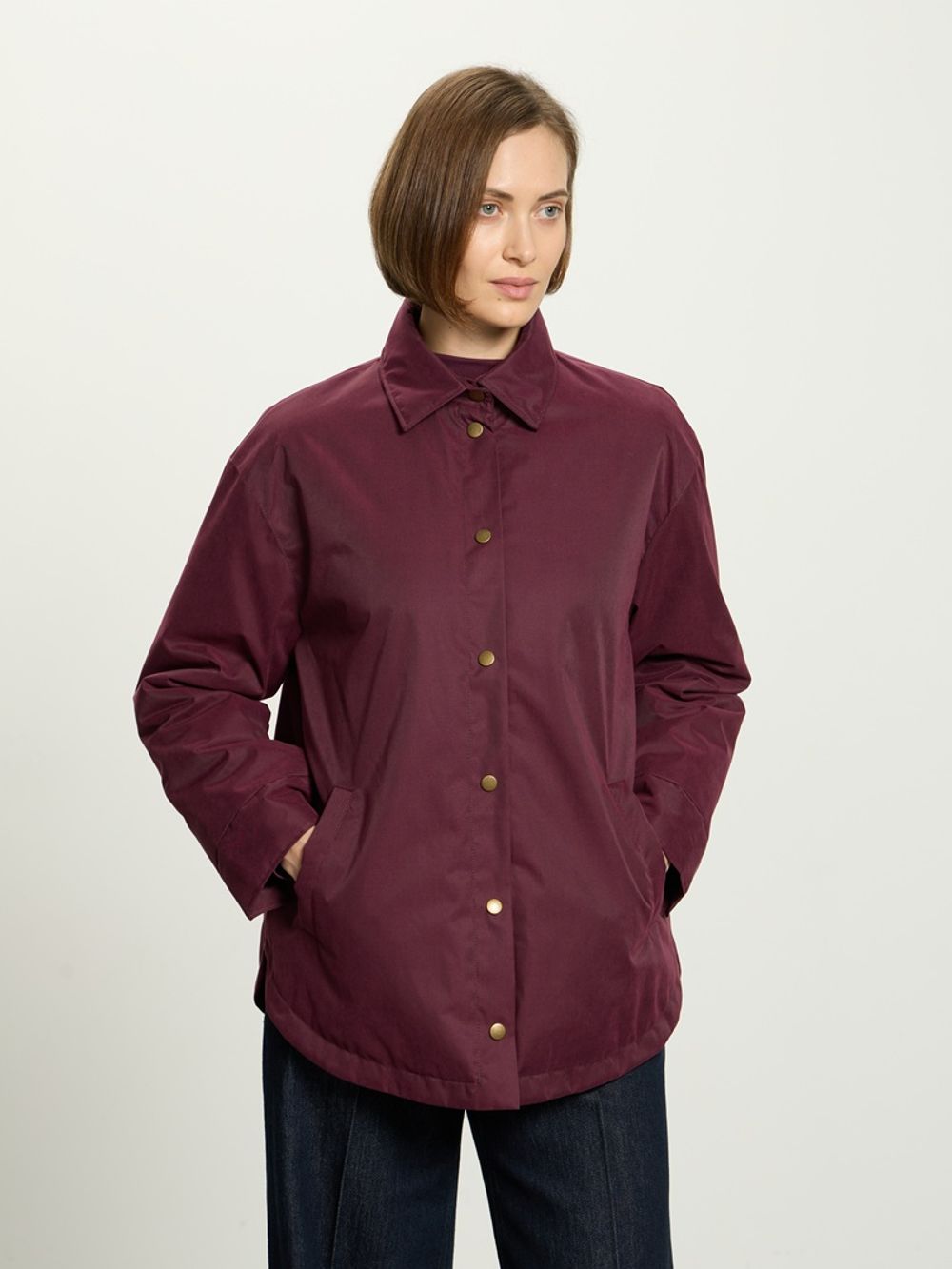 Куртка Бостон бордо утепленная