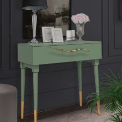 Консоль Арт Колор matte Стайл Голд Зеленый нефрит матовый