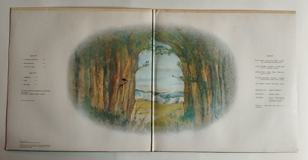 Винтажная виниловая пластинка LP Genesis Trespass (Germany 1972)