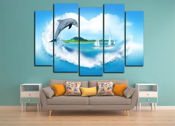 Модульная картина "Сердце океана"