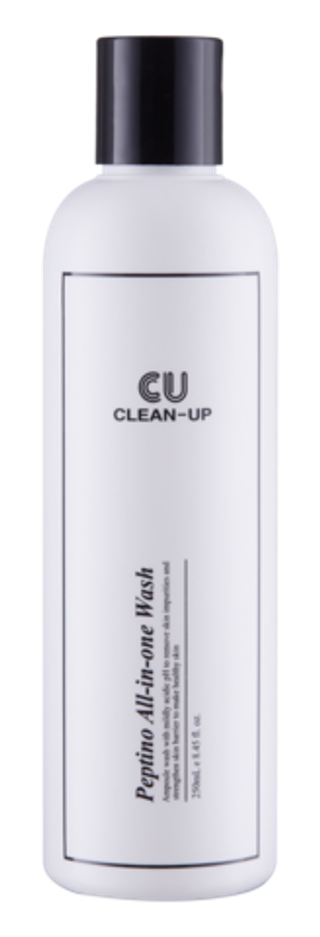 CU SKIN  УНИВЕРСАЛЬНАЯ ПЕНКА ДЛЯ УМЫВАНИЯ CUSKIN CLEAN-UP PEPTINO ALL-IN-ONE WASH 250 МЛ