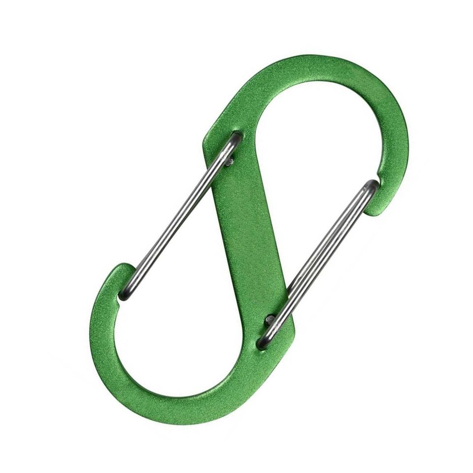 Карабин S-образный 50мм (green)