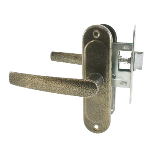 Защелка врезная Птимаш ЗЩ 1.45 бронза с/руч   / 8461