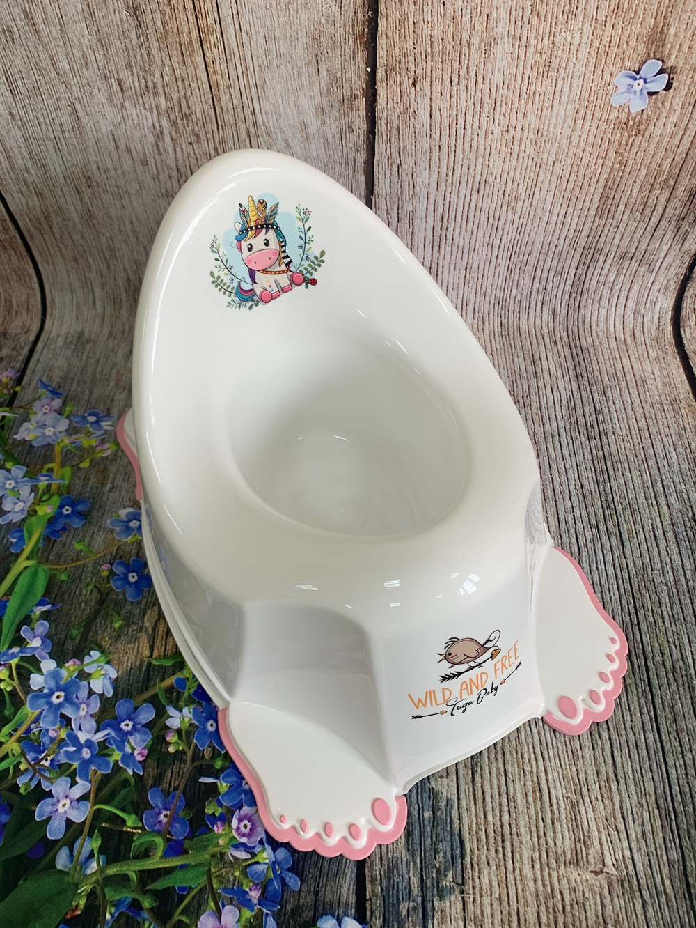 Горшок ДИКИЙ ЗАПАД антискольз. (Единорожка)
