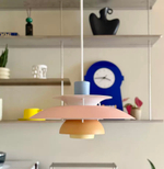 Pendant design lamp PH 5 by Louis Poulsen (coloured )