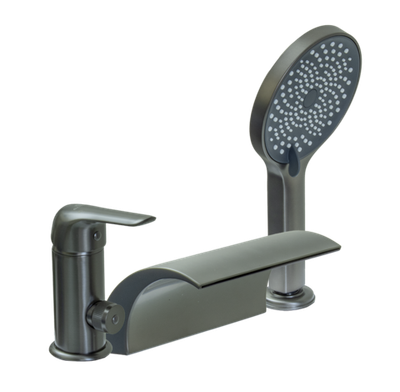 24033-G Смеситель на борт ванны (ГРАФИТ)  GANZER (8/1шт)