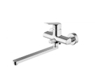 F6121179CP-01L BRAVAT REAL Смеситель для ванны с длинным изливом (к/к 4)