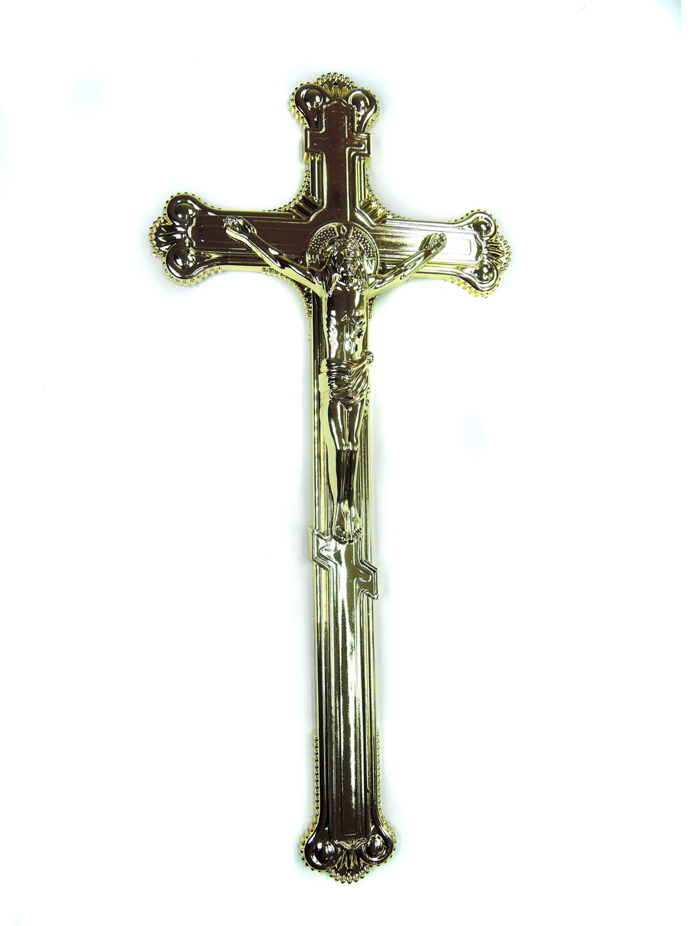 Крест для гроба металлизация (золото)