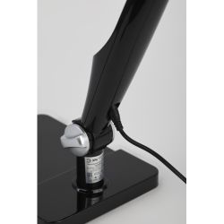 Настольный светильник ЭРА NLED-497-12W-BK светодиодный на струбцине и с основанием черный