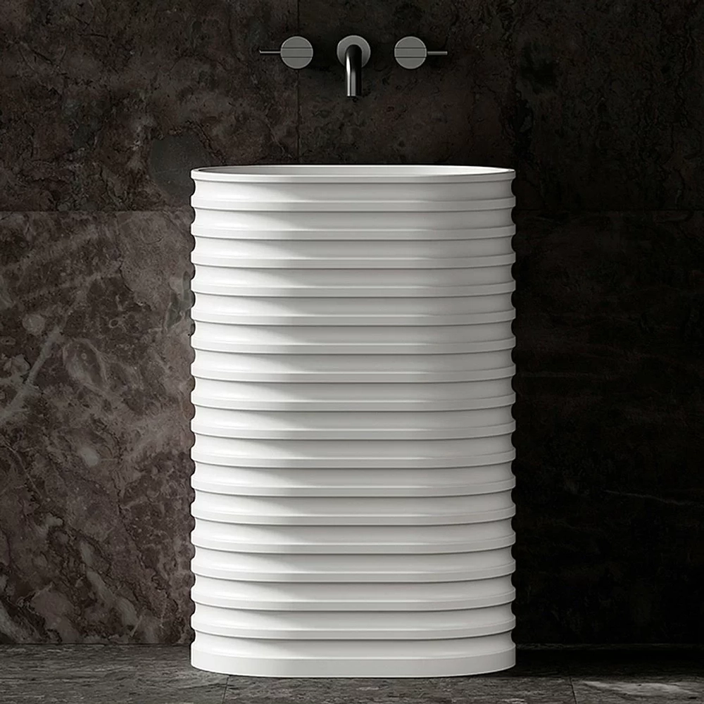 Раковина Abber Stein AS2550 белая матовая