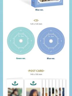 Альбом Fromis_9 - To.Heart 1st Mini Album GREEN Version