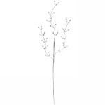 Ветка декоративная «Сказочные блики» 70 см, Серебро