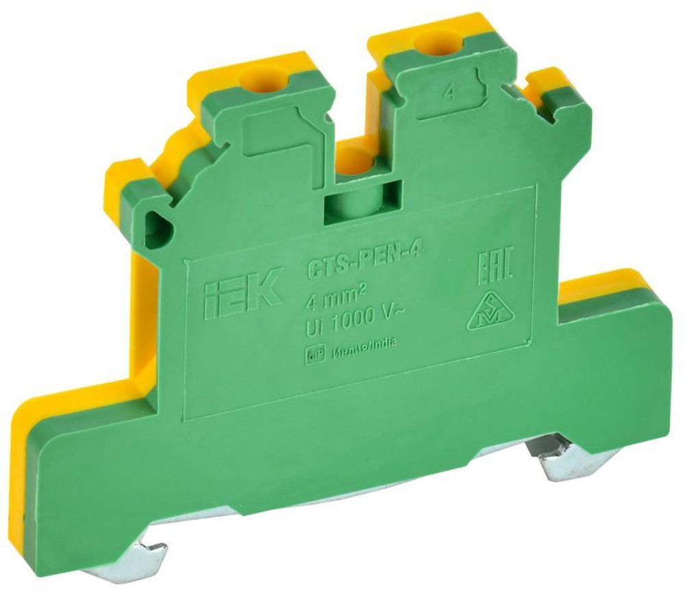 Колодка клеммная CTS-PEN ARMAFIX земля 4кв.мм жел./зел. IEK YCT11-00-K52-004 Колодка клеммная CTS-PEN ARMAFIX земля 4кв.мм жел./зел. IEK YCT11-00-K52-004