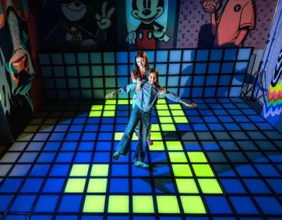 Интерактивный светодиодный пол «Арена Pixel battle» 288шт Максимальная комплектация 26 кв. м.