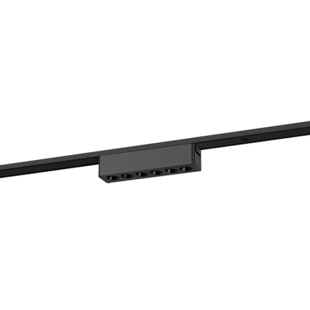 Магнитный трековый светильник ЭРА TRM-S5-2-6W4K BK светодиодный 6Вт 4000К черный для системы S5