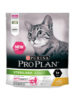 Сухой корм Pro Plan Sterilised для стерилизованных кошек с чувствительным пищеварением, курица, 400