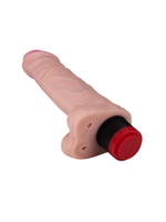 Вибромассажёр HUMAN STYLE 6,5 с мошонкой (Цвет: телесный)