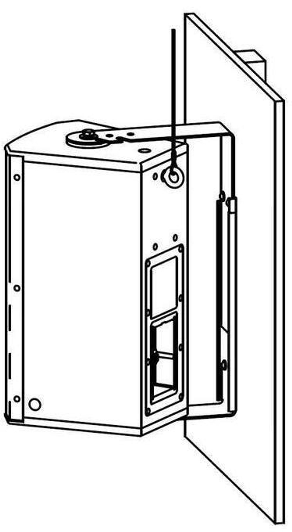 Electro-Voice EVC-UB2-BLK универсальное настенное крепление для систем EVC 12' и 15', цвет черный