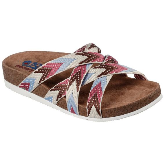 Skechers Bobs Beatnik 'Brown Red Blue'